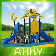 Out door quality LLDPE playground equipment/park plastic play structure